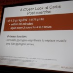 Closer look at carbs