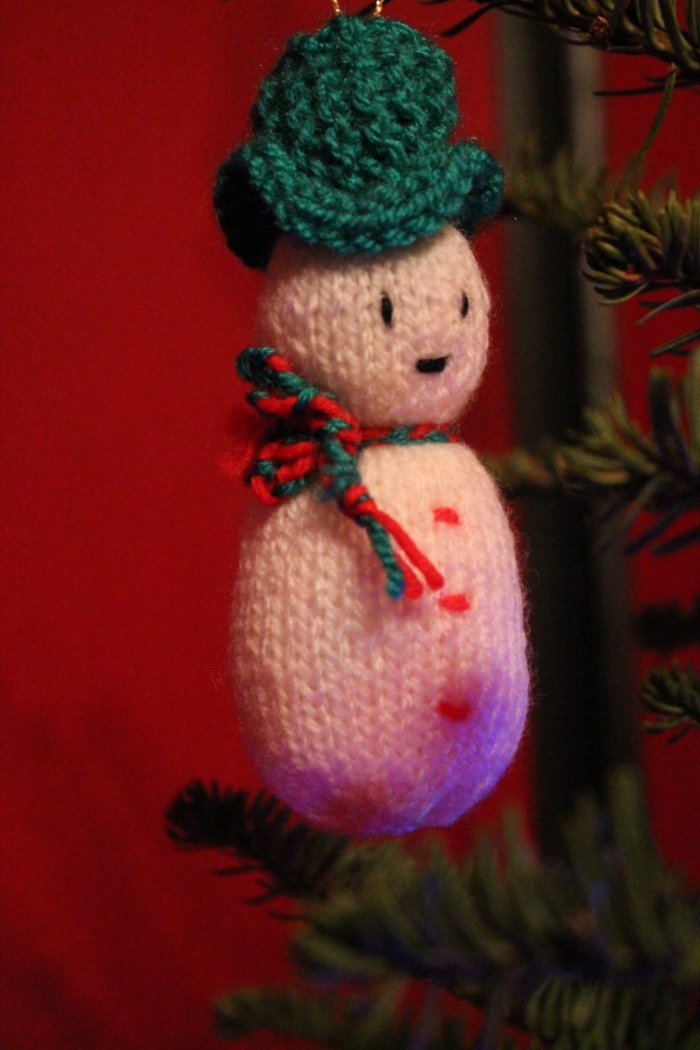 Knitted Snowman