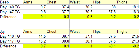 Measurements - Week 21