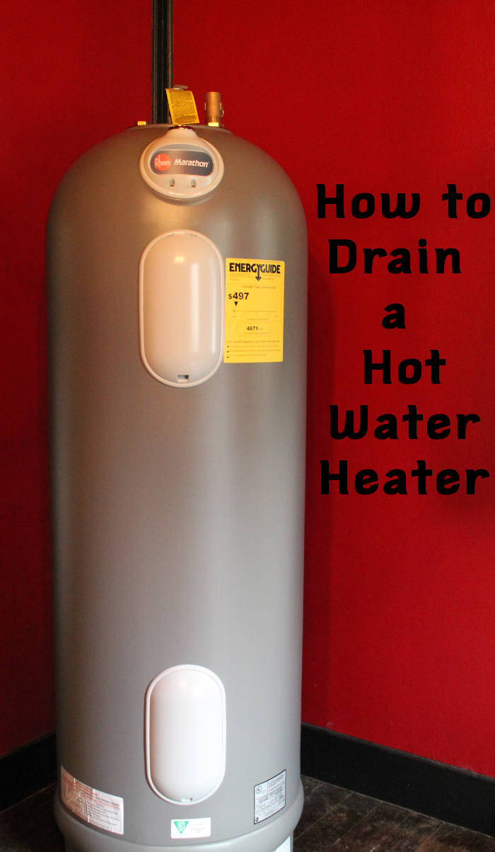 How to Drain a Hot Water Heater