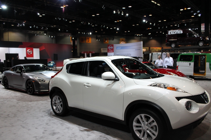 Nissan Cars at The Chicago Auto Show