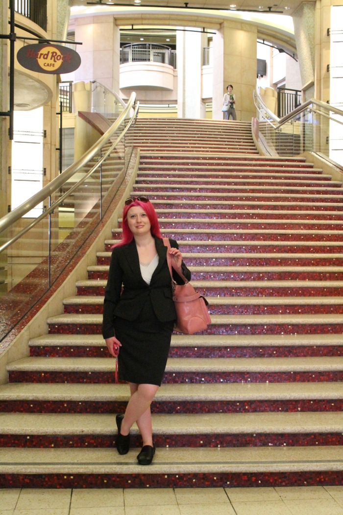 On the Dolby Theatre steps