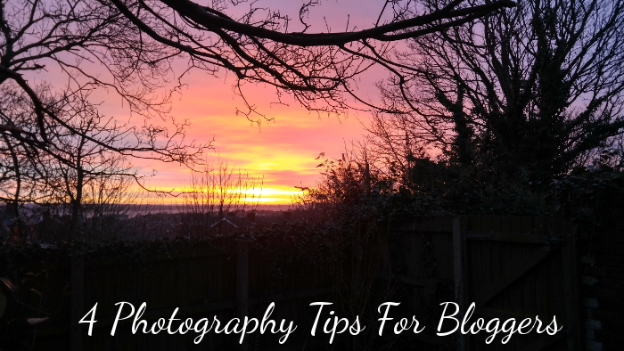 4 Photography Tips For Bloggers